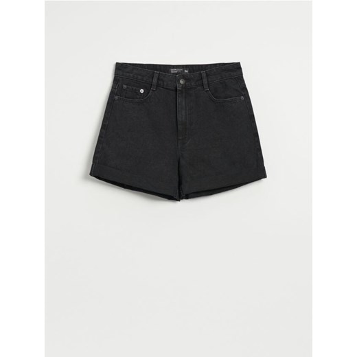Czarne szorty jeansowe mom fit House XS wyprzedaż House