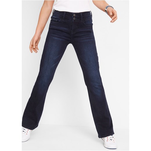 Dżinsy ze stretchem i efektem SHAPE, Bootcut 34 bonprix