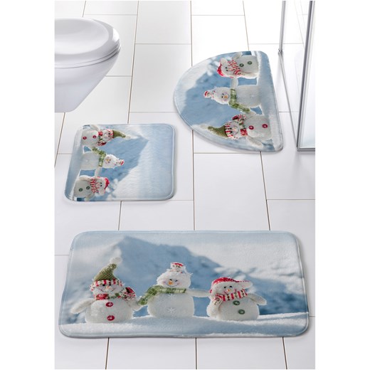 Dywaniki łazienkowe z pianką memory Dywanik pod muszlę stojącą 45/50 cm bonprix