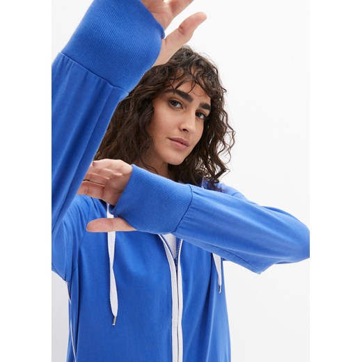 Bluza rozpinana z bawełny ze stretchem 56/58 bonprix