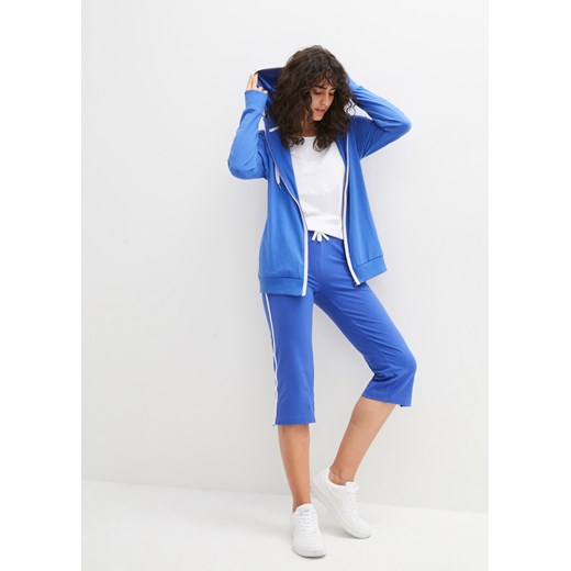 Bluza rozpinana z bawełny ze stretchem 52/54 bonprix
