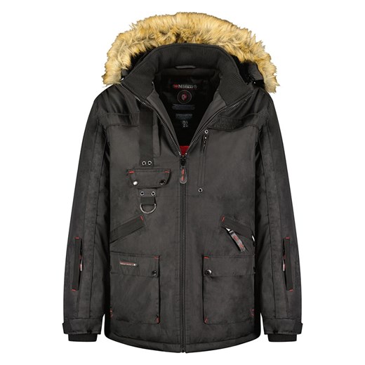 Geographical Norway Parka &quot;Chirac&quot; w kolorze czarnym ze sklepu Limango Polska w kategorii Kurtki męskie - zdjęcie 166585555