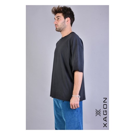 Xagon Man T-shirt "Oversize" | 23082ZLTM99 | Mężczyzna | Czarny Xagon S okazja ubierzsie.com