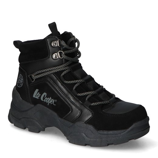 Trekkingi Lee Cooper LCJ-22-31-1441L Czarne ze sklepu Arturo-obuwie w kategorii Workery damskie - zdjęcie 166605518