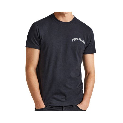 t-shirt męski pepe jeans pm509229 czarny ze sklepu Royal Shop w kategorii T-shirty męskie - zdjęcie 166606195