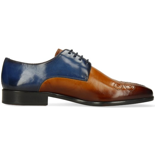 Melvin & Hamilton buty eleganckie męskie wielokolorowe sznurowane