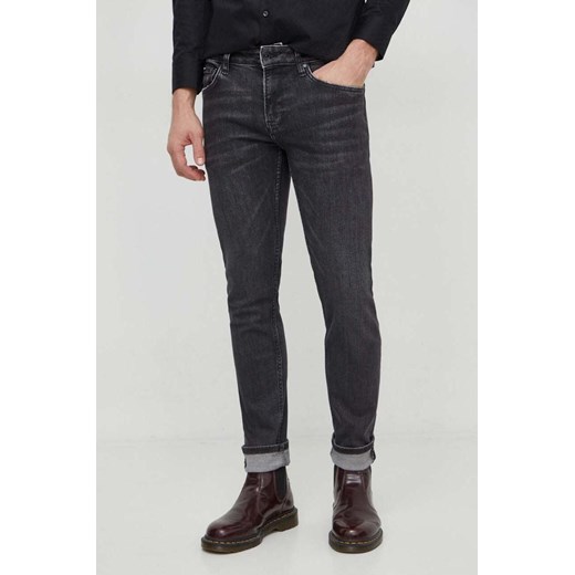 Pepe Jeans jeansy męskie kolor szary ze sklepu ANSWEAR.com w kategorii Jeansy damskie - zdjęcie 166616479
