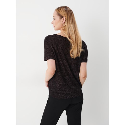 Bluzka damska Mohito z krótkim rękawem z okrągłym dekoltem 