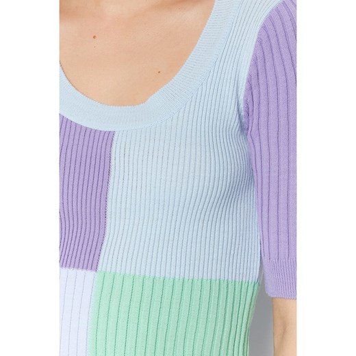 trendyol Sweter w kolorze błękitno-fioletowym Trendyol S Limango Polska okazja