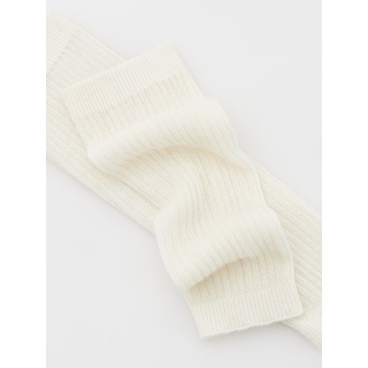 Reserved - Ocieplacze na nogi z alpaką - biały ze sklepu Reserved w kategorii Bielizna damska - zdjęcie 166622006