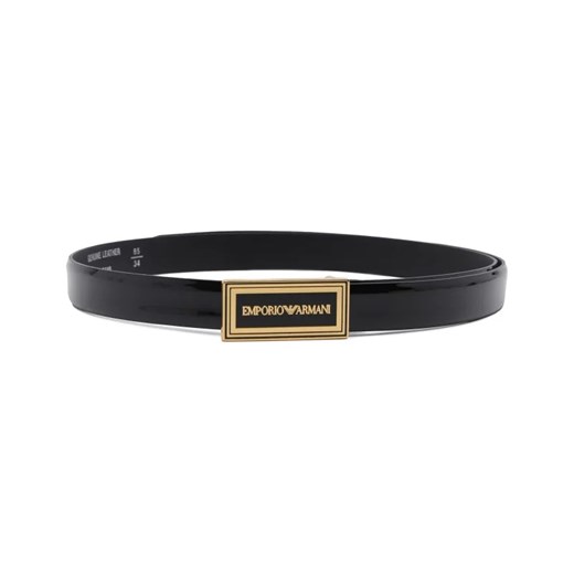 Emporio Armani Skórzany pasek Emporio Armani 85 okazja Gomez Fashion Store