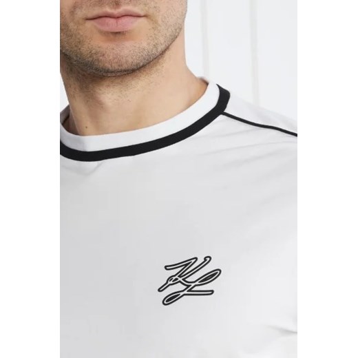 T-shirt męski Karl Lagerfeld z długimi rękawami