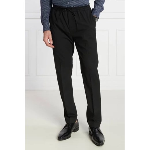 Spodnie męskie czarne Calvin Klein z wiskozy 