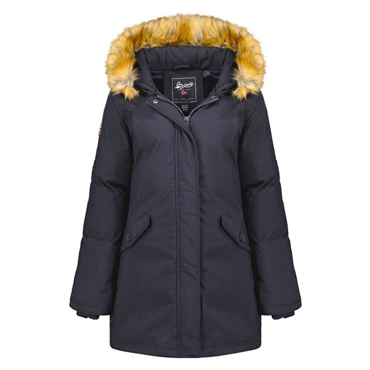 Geographical Norway Parka &quot;Dinasty&quot; w kolorze granatowym ze sklepu Limango Polska w kategorii Kurtki dziewczęce - zdjęcie 166631407