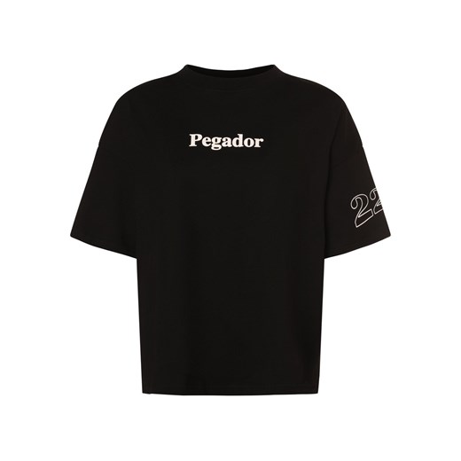 PEGADOR T-shirt damski Kobiety Bawełna czarny nadruk ze sklepu vangraaf w kategorii Bluzki damskie - zdjęcie 166631985