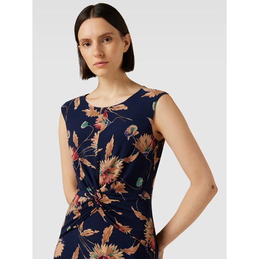 Sukienka midi z kwiatowym wzorem model ‘TESSANNE’ 46 Peek&Cloppenburg 