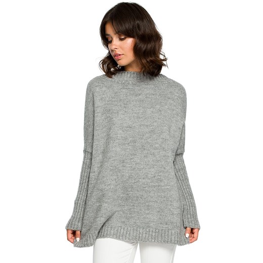 Be Wear Sweter w kolorze szarym ze sklepu Limango Polska w kategorii Swetry damskie - zdjęcie 166642706
