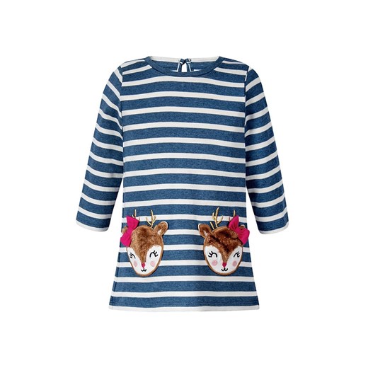 happy girls by Eisend Sukienka w kolorze niebiesko-białym ze sklepu Limango Polska w kategorii Sukienki dziewczęce - zdjęcie 166642876