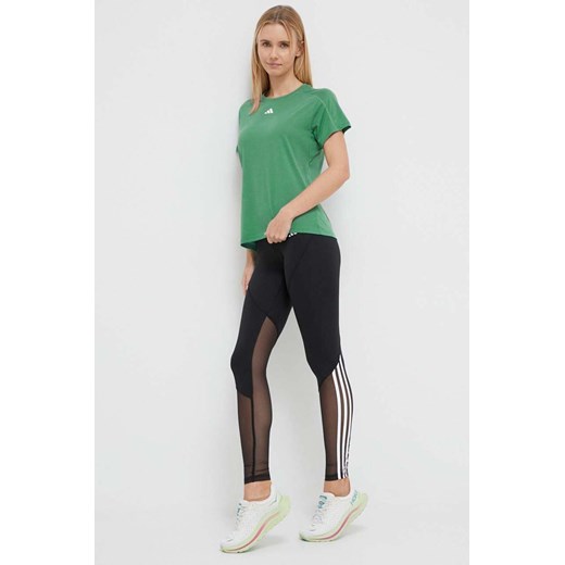 Bluzka damska zielona Adidas Performance sportowa 