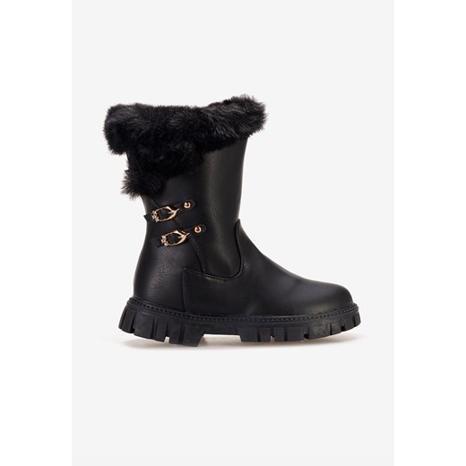 Czarne kozaki dziewczęce Esadora ze sklepu Zapatos w kategorii Buty zimowe dziecięce - zdjęcie 166645835