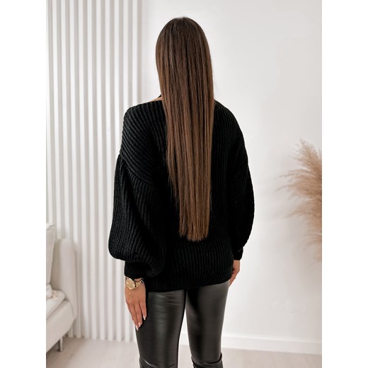 sweter elekid czarny one size ze sklepu UBRA w kategorii Swetry damskie - zdjęcie 166653407