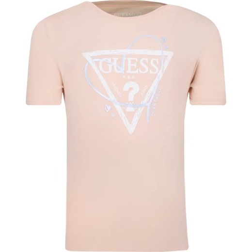Guess T-shirt | Regular Fit ze sklepu Gomez Fashion Store w kategorii Bluzki dziewczęce - zdjęcie 166653957