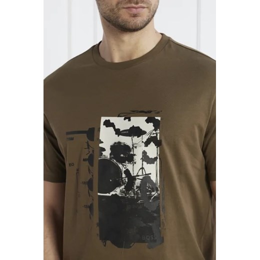 BOSS ORANGE T-shirt TeRetroLeo | Relaxed fit M okazja Gomez Fashion Store