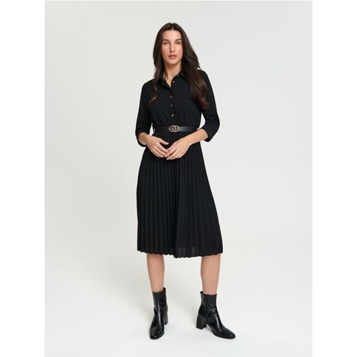 Sinsay - Sukienka midi - czarny ze sklepu Sinsay w kategorii Sukienki - zdjęcie 166660998