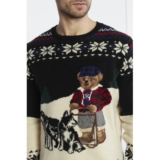 POLO RALPH LAUREN Wełniany sweter | Regular Fit Polo Ralph Lauren XL Gomez Fashion Store