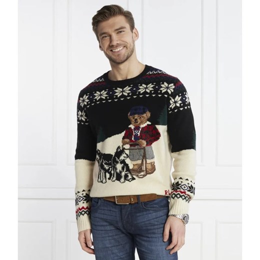 POLO RALPH LAUREN Wełniany sweter | Regular Fit Polo Ralph Lauren M Gomez Fashion Store