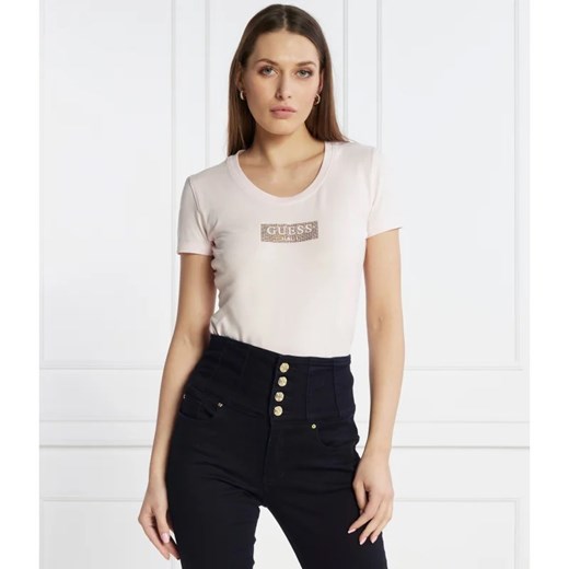GUESS T-shirt | Slim Fit ze sklepu Gomez Fashion Store w kategorii Bluzki damskie - zdjęcie 166669628