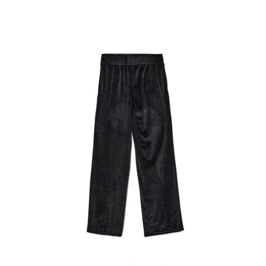Cropp - Czarne dresowe spodnie z ozdobną aplikacją - czarny Cropp S Cropp