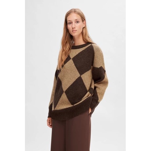 SELECTED Sweter - MIX - Kobieta - L (L) XL (XL) promocyjna cena Halfprice