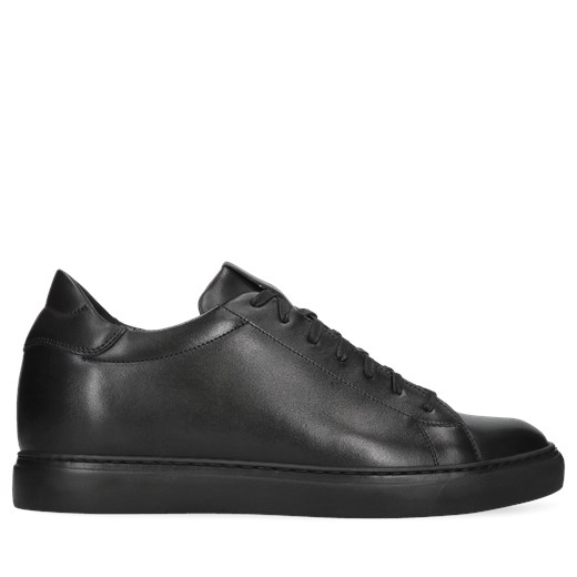 Czarne sneakersy podwyższające Xavier +6 cm ze sklepu Konopka Shoes w kategorii Trampki męskie - zdjęcie 166681487
