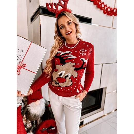 Sweter damski Magmac z okrągłym dekoltem 