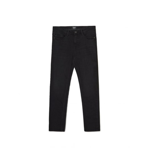 Cropp - Czarne jeansy slim - czarny ze sklepu Cropp w kategorii Jeansy męskie - zdjęcie 166682816