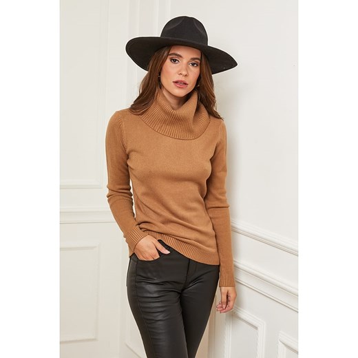 Soft Cashmere Golf w kolorze karmelowym ze sklepu Limango Polska w kategorii Swetry damskie - zdjęcie 166684018