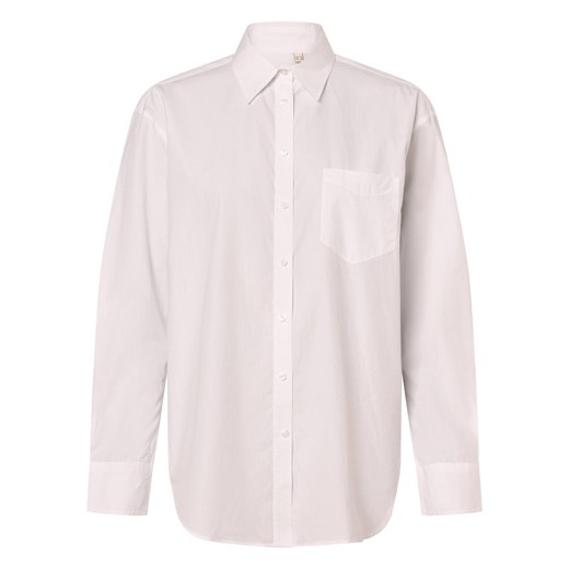 Gant Bluzka damska Kobiety Bawełna biały jednolity ze sklepu vangraaf w kategorii Koszule damskie - zdjęcie 166684195