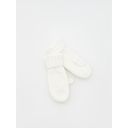 Reserved - Jednopalczaste rękawiczki - złamana biel ze sklepu Reserved w kategorii Rękawiczki dziecięce - zdjęcie 166685527