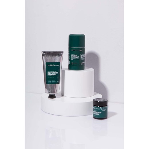 ZEW for men krem nawilżający do twarzy z czarną hubą 80 ml Zew For Men ONE ANSWEAR.com