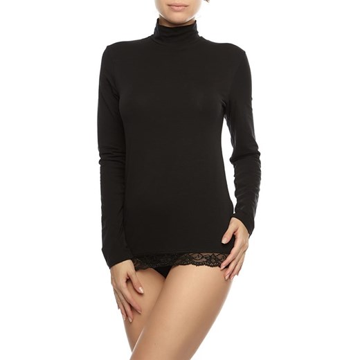 COTONELLA Koszulka w kolorze czarnym ze sklepu Limango Polska w kategorii Bluzki damskie - zdjęcie 166687259