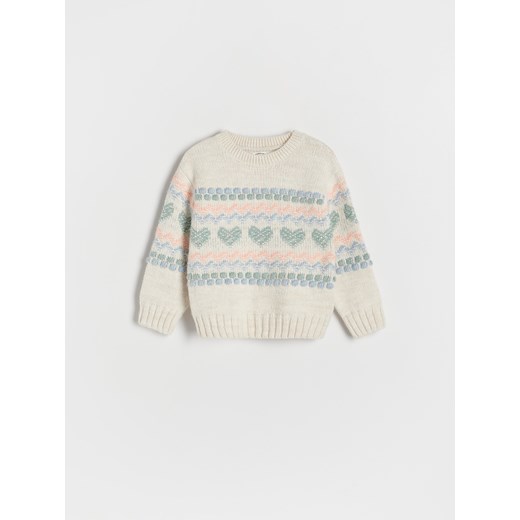 Reserved - Wzorzysty sweter - wielobarwny ze sklepu Reserved w kategorii Bluzy i swetry - zdjęcie 166689359