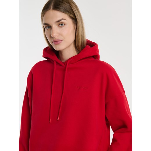 Bluza damska BIG STAR czerwona krótka casual