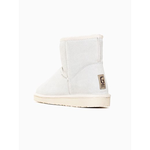 Gooce Skórzane botki zimowe &quot;Thimble&quot; w kolorze białym Gooce 39 promocja Limango Polska