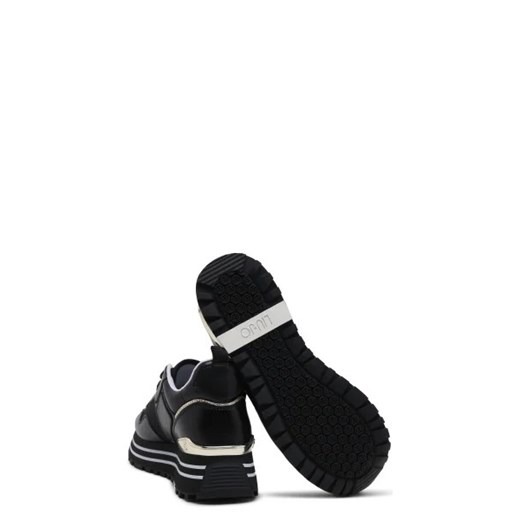 Buty sportowe damskie Liu Jo sneakersy czarne wiosenne sznurowane 