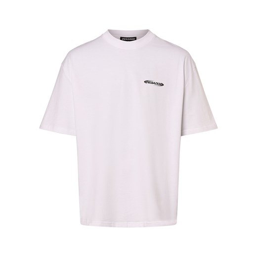 PEGADOR T-shirt męski Mężczyźni Bawełna biały nadruk ze sklepu vangraaf w kategorii T-shirty męskie - zdjęcie 166700205