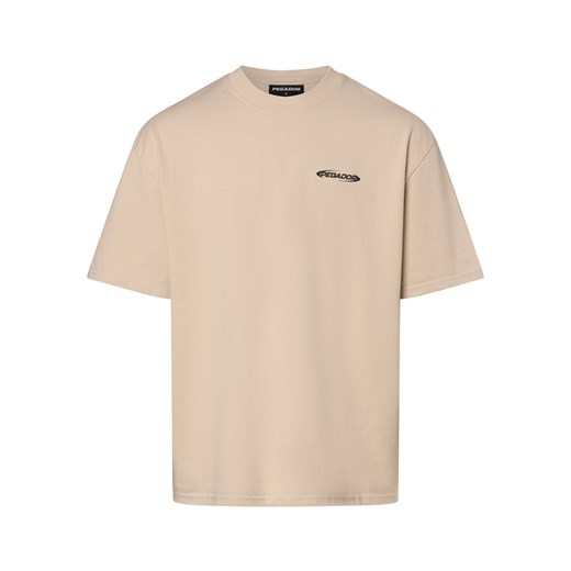 PEGADOR T-shirt męski Mężczyźni Bawełna beżowy nadruk ze sklepu vangraaf w kategorii T-shirty męskie - zdjęcie 166700206