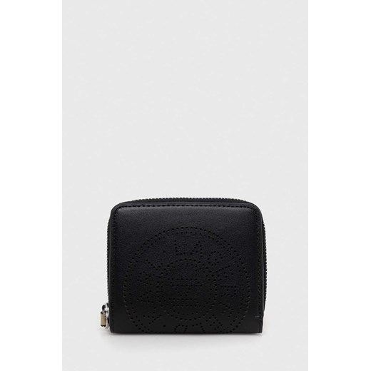 Karl Lagerfeld portfel damski kolor czarny ze sklepu ANSWEAR.com w kategorii Portfele damskie - zdjęcie 166760697