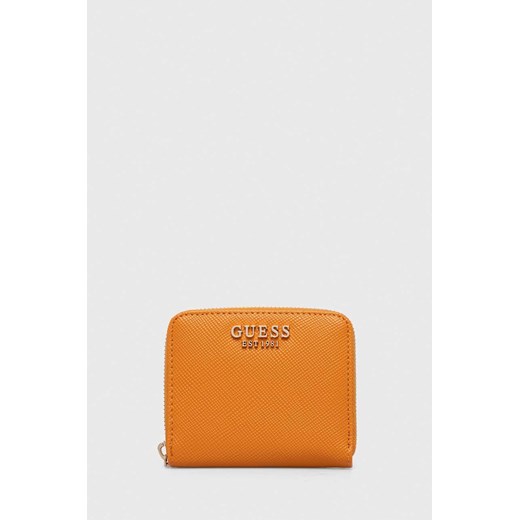 Guess portfel damski kolor pomarańczowy Guess ONE ANSWEAR.com