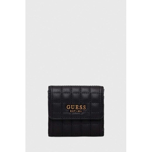 Guess portfel TIA damski kolor czarny SWQA91 87440 ze sklepu ANSWEAR.com w kategorii Portfele damskie - zdjęcie 166767726